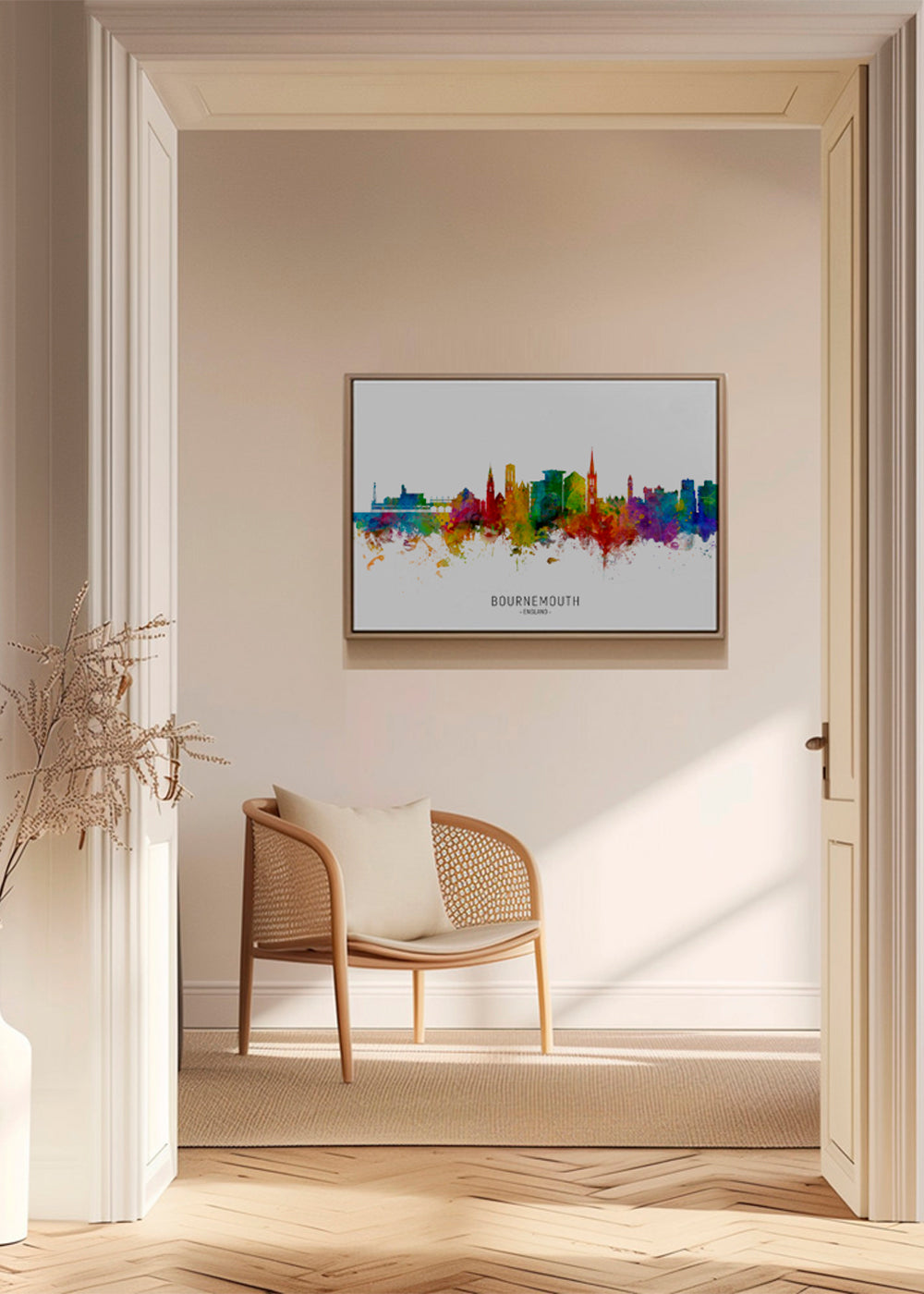 Bournemouth Skyline multicoloré