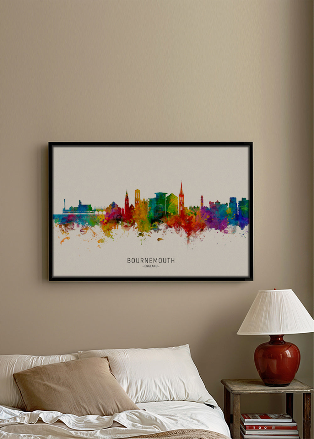 Bournemouth Skyline multicoloré