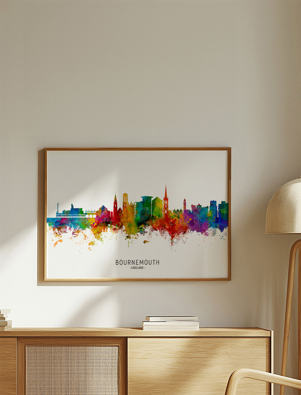 Bournemouth Skyline multicoloré