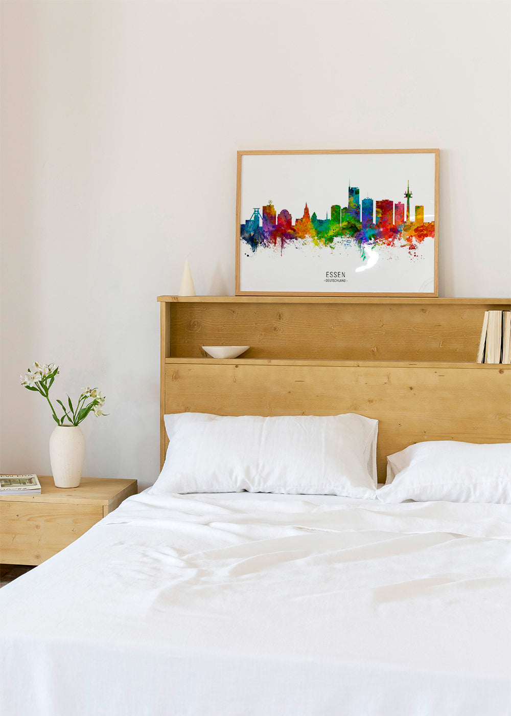 Essen Skyline multicoloré