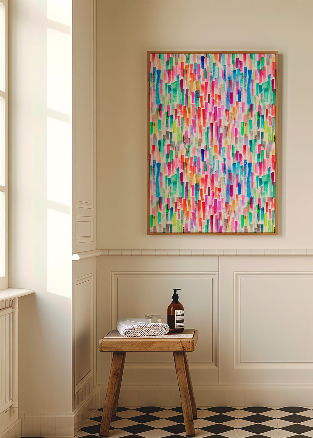 Colorful Brushstrokes Multicolored