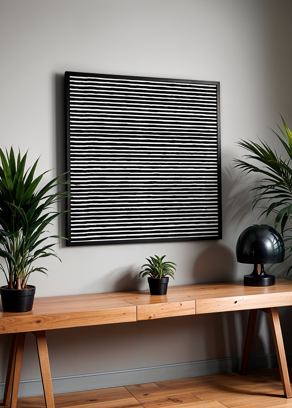 Marker Stripes Black Carré