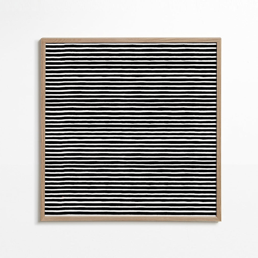 Marker Stripes Black Carré
