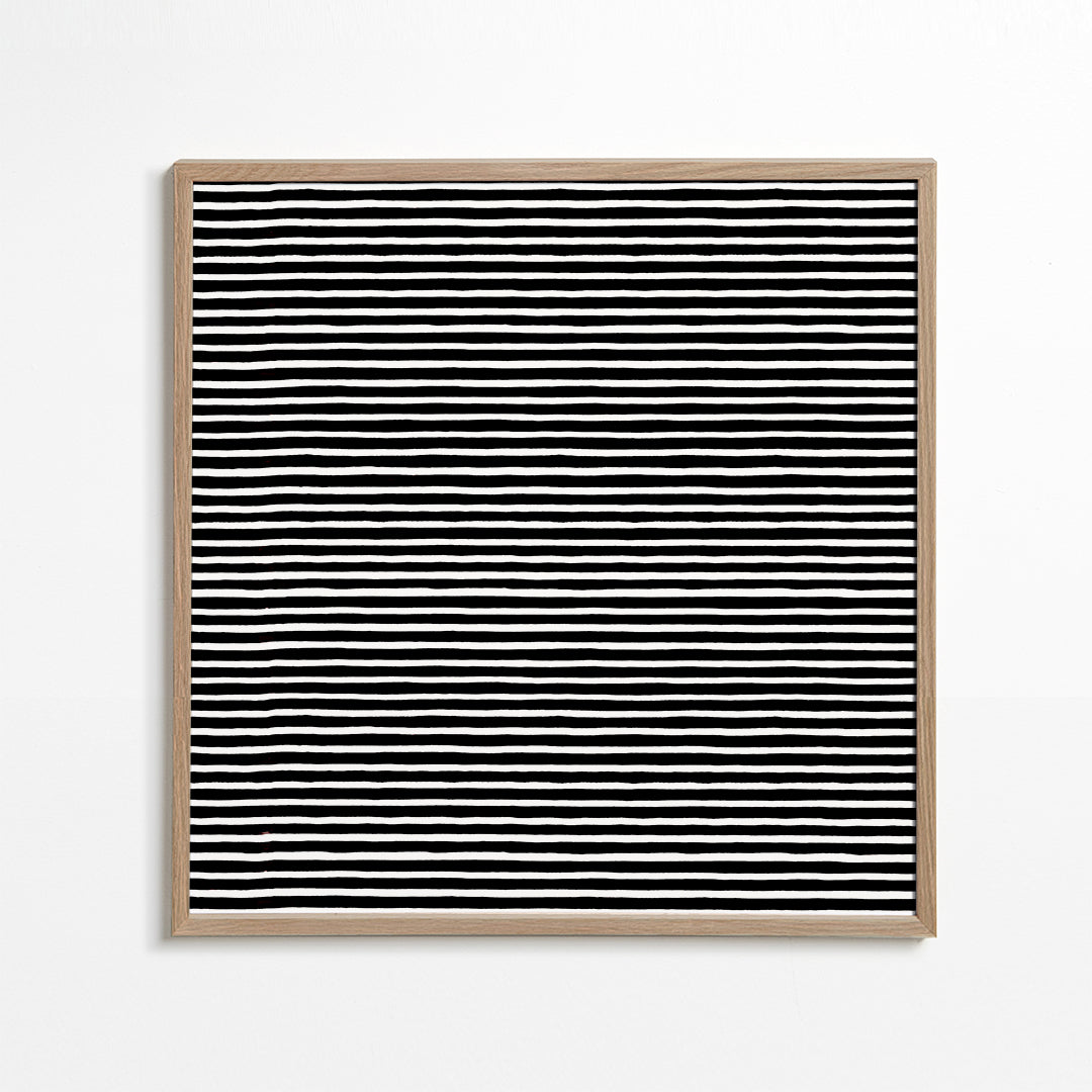 Marker Stripes Black Carré