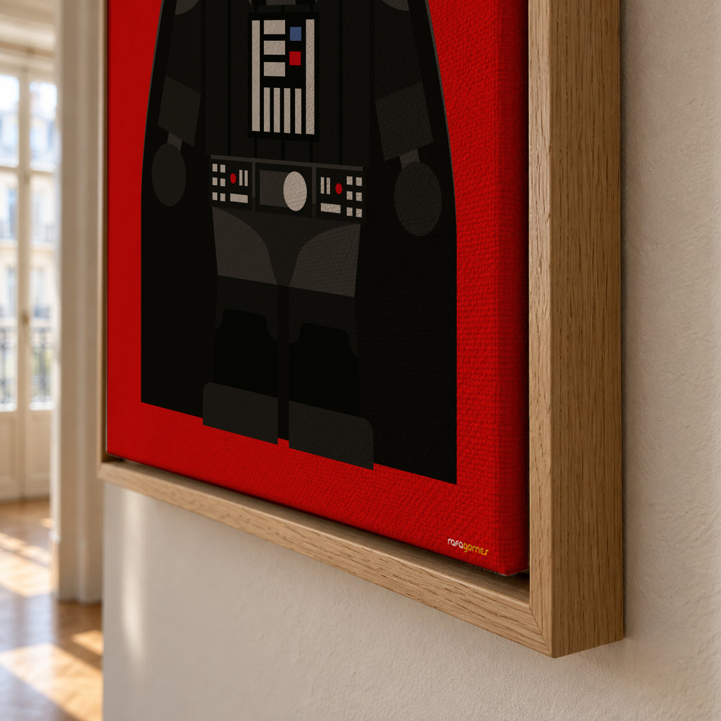 Toy Darth Vader - Framed canvas detail