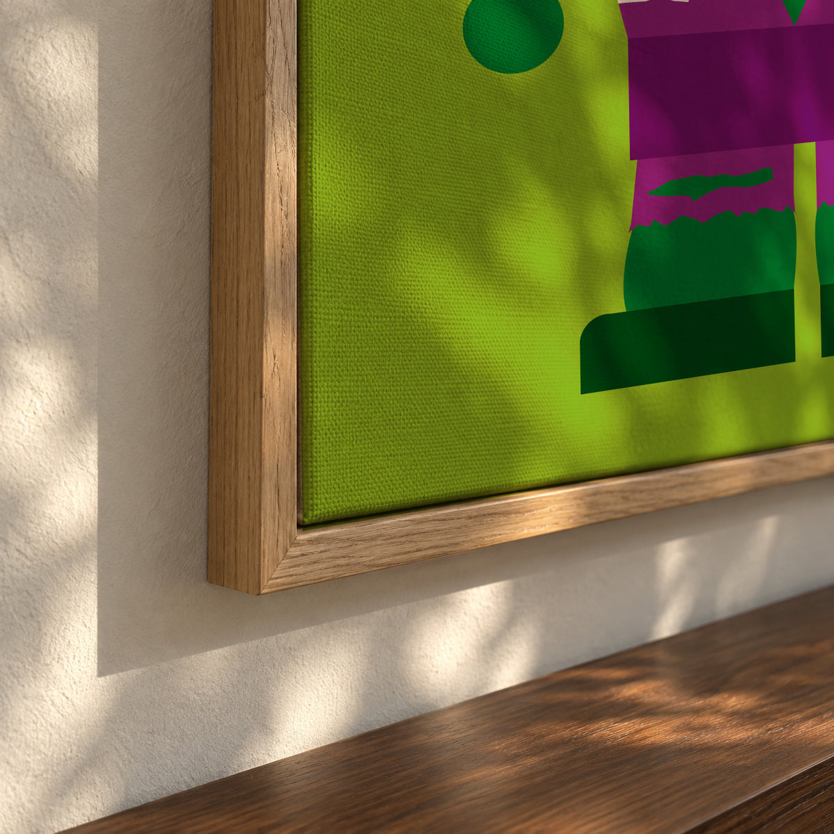 Toy Hulk - Framed canvas detail