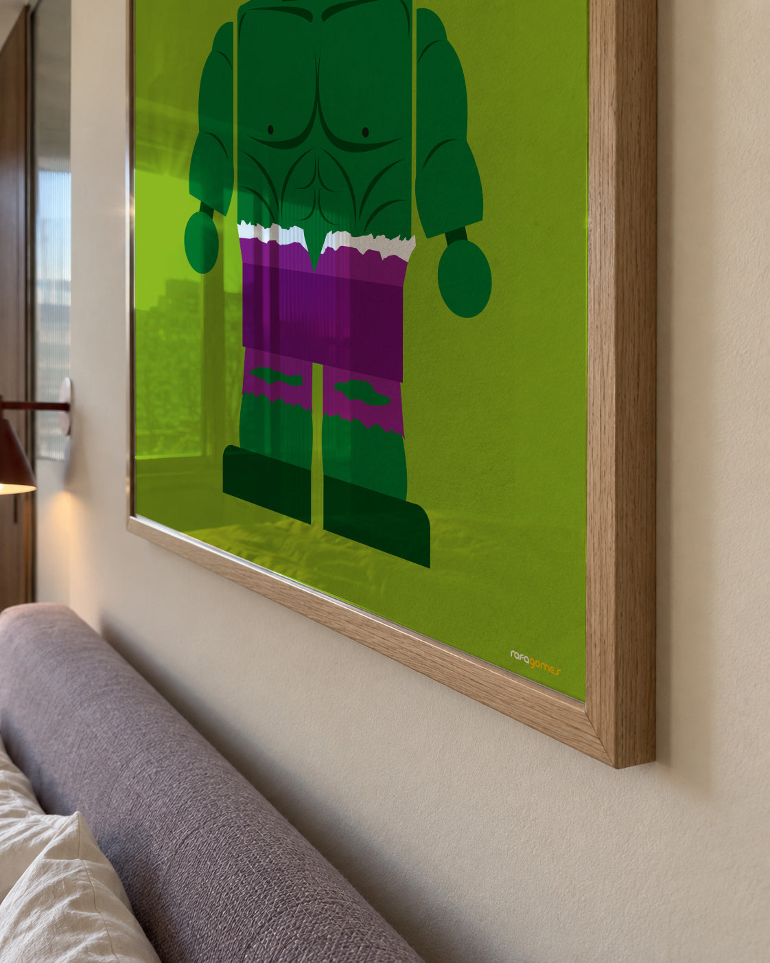 Toy Hulk - Framed poster detail