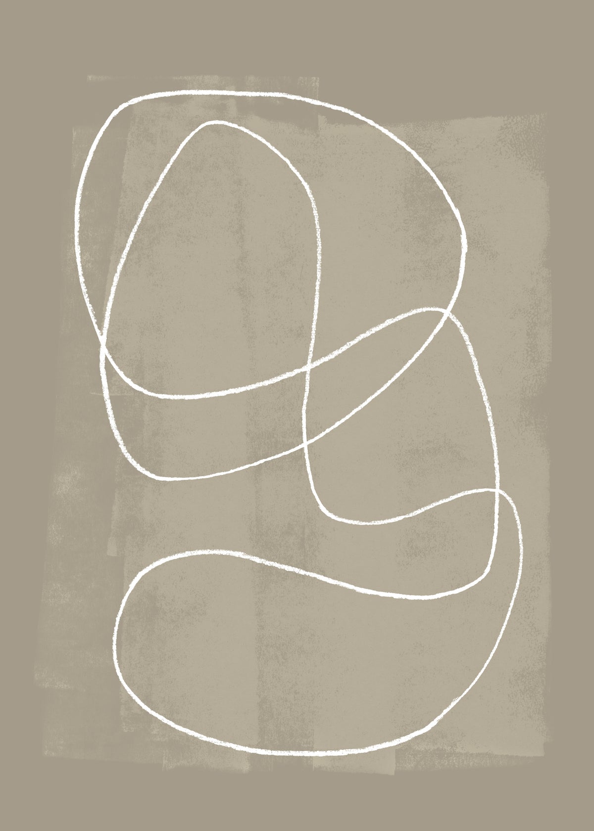 Pencil scribble Nº1 - Unframed art print