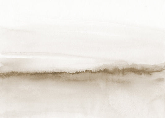 Watercolor landscape N 47 Beige tones