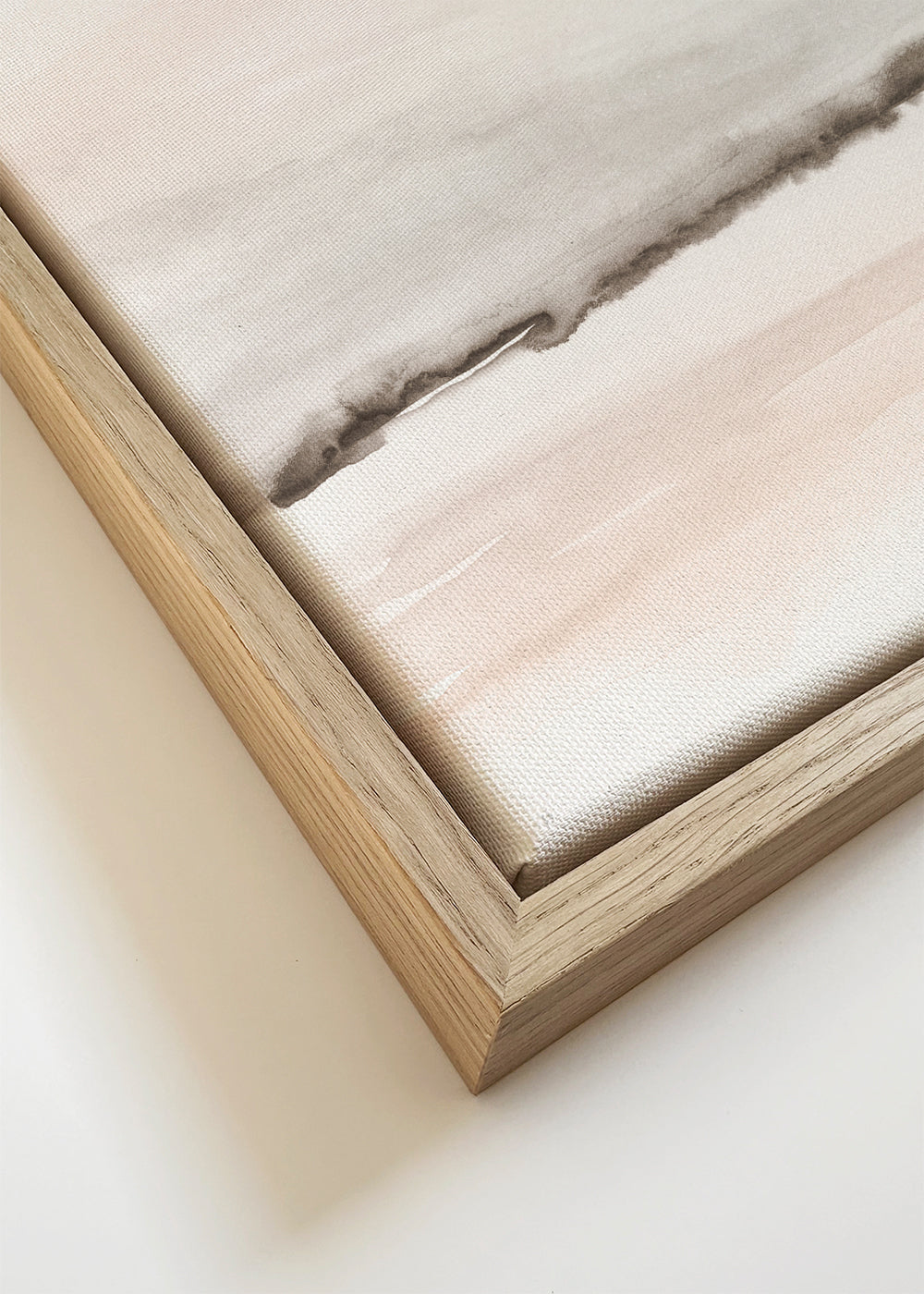 Watercolor landscape N 48 Coral & Warm Gray