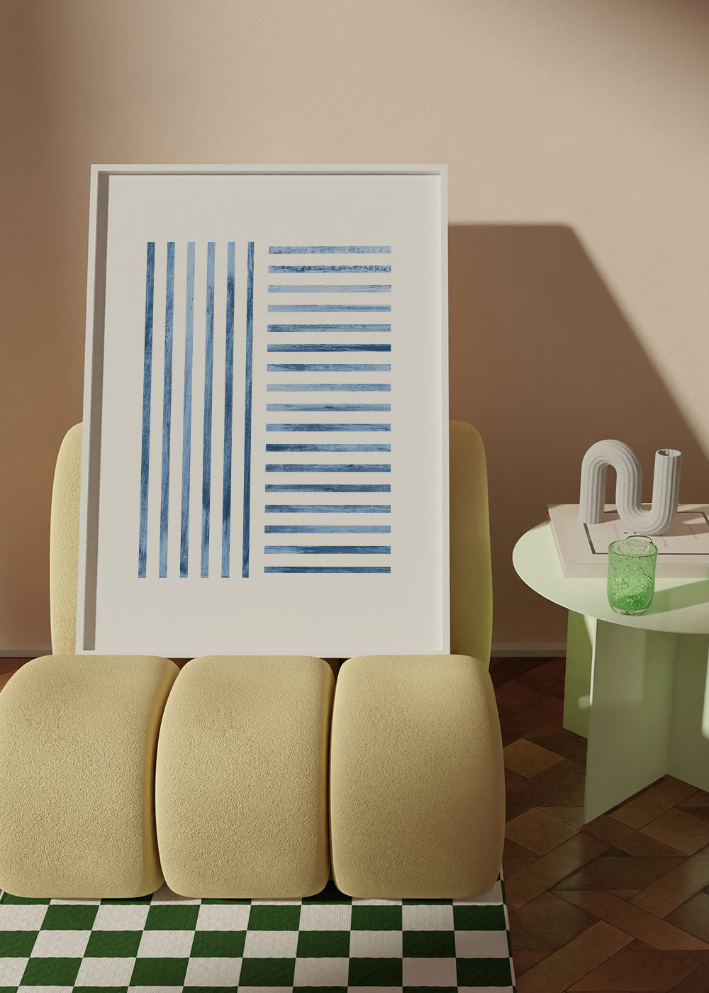 Edge 02 - Framed poster in an interior