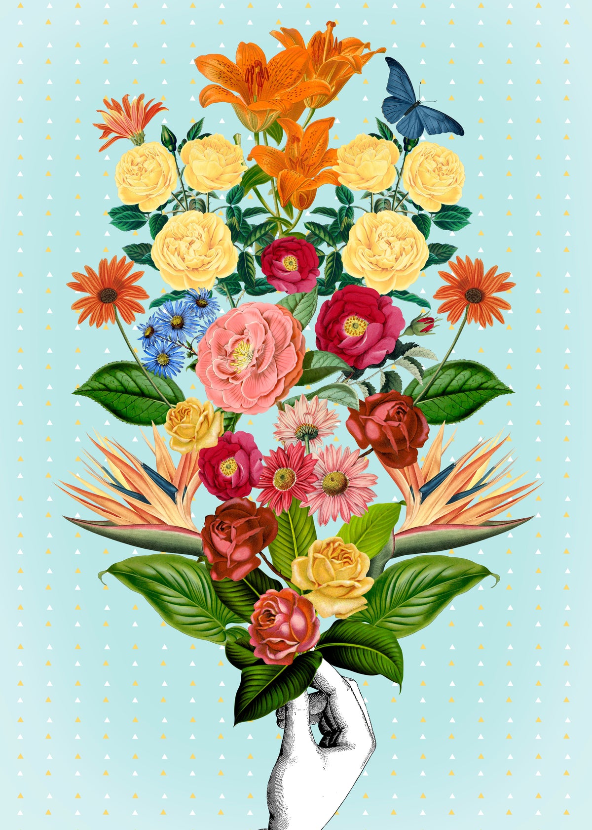Botanical Blue - Unframed art print