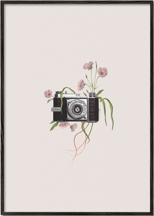 Floral kodak camera