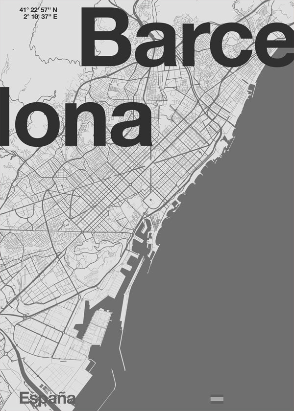 Barcelona - Minimal Map