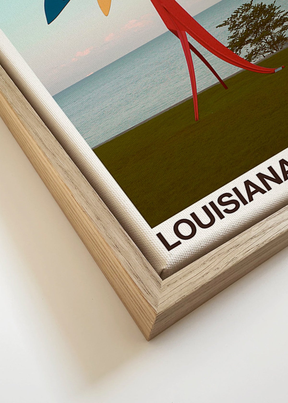 Poster de voyage Louisiana mobile sculptural