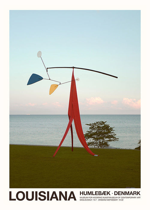Poster de voyage Louisiana mobile sculptural