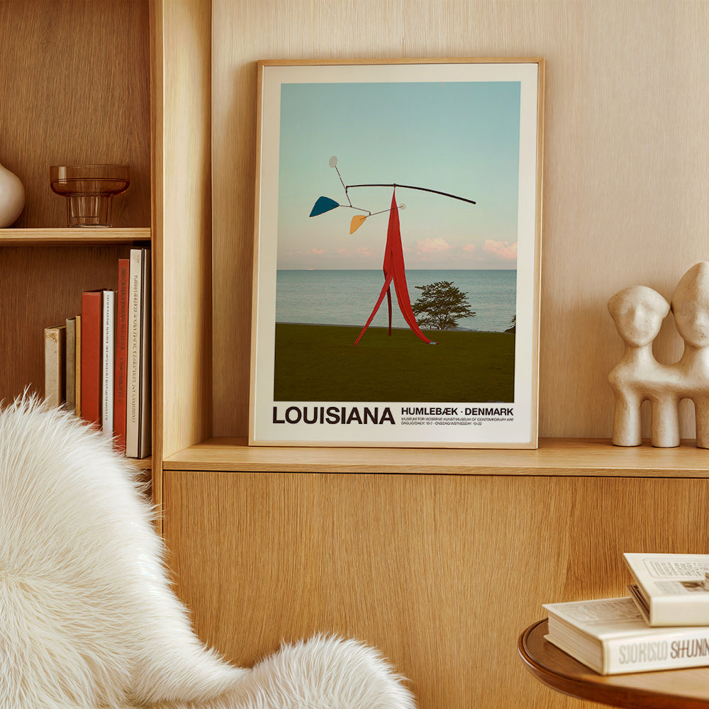 Poster de voyage Louisiana mobile sculptural