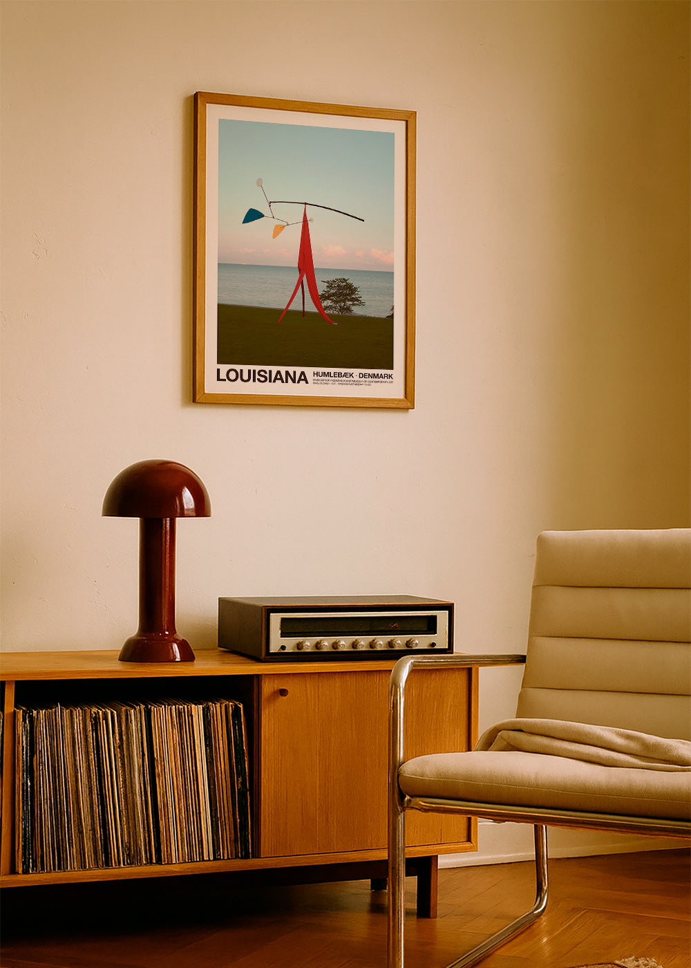 Poster de voyage Louisiana mobile sculptural
