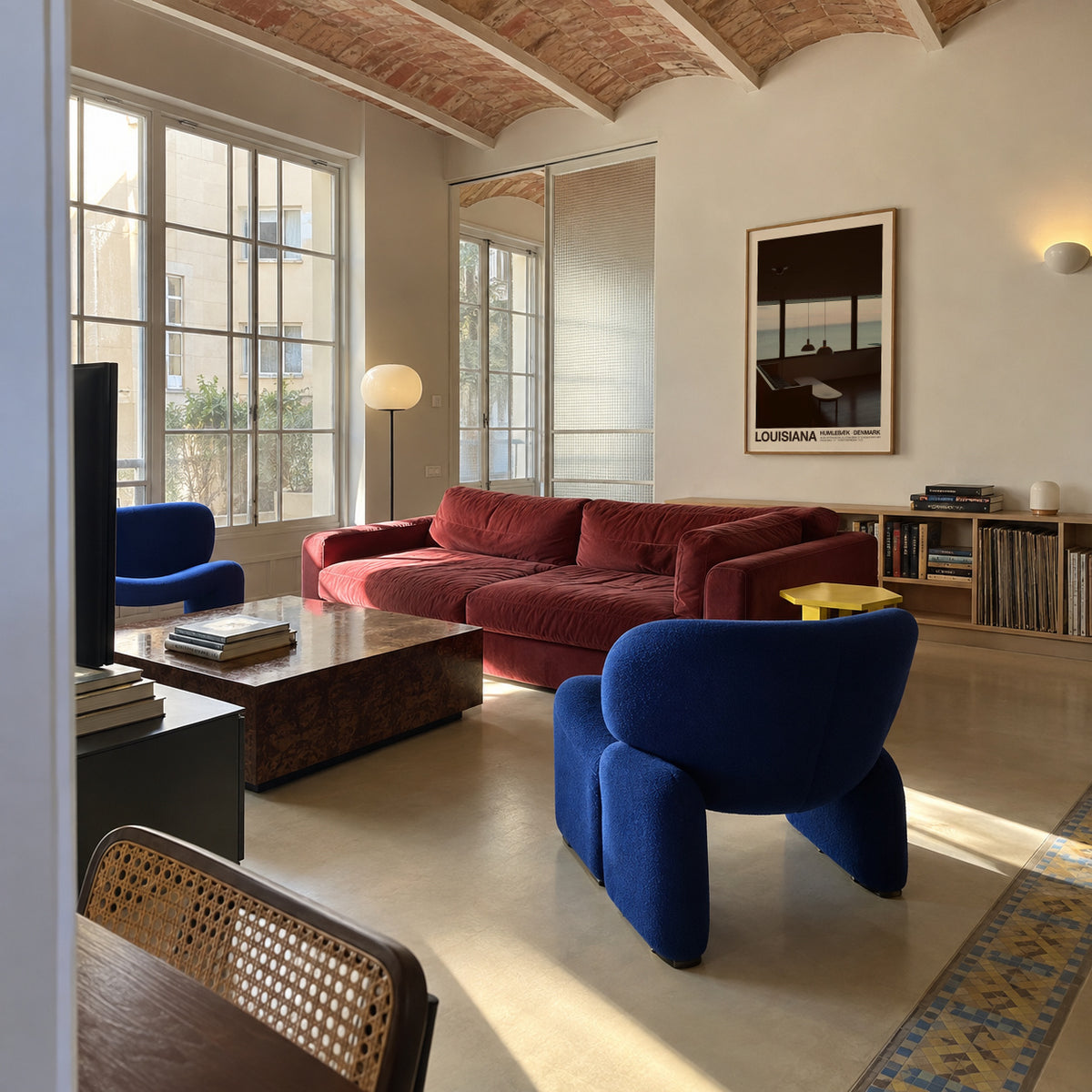 Louisiana - The View - Framed poster in an interior