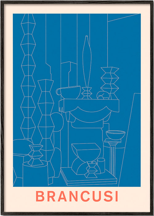 Illustration géométrique Brancusi