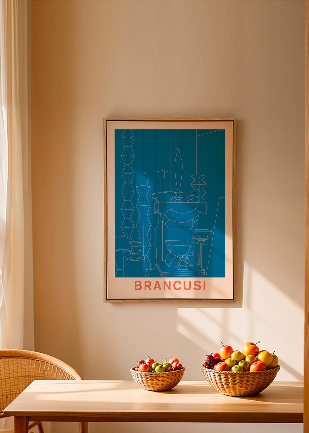 Illustration géométrique Brancusi