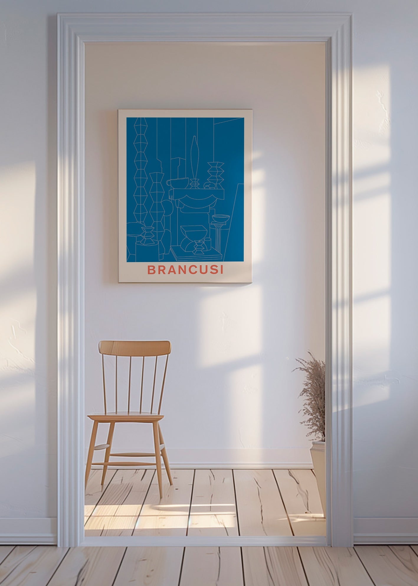 Illustration géométrique Brancusi
