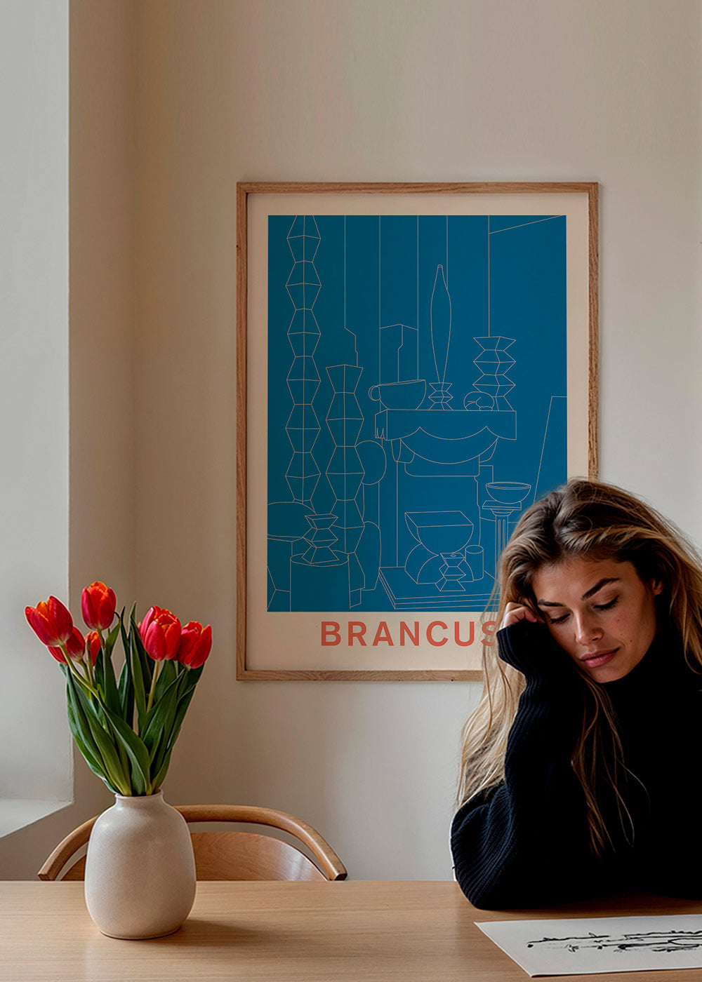 Illustration géométrique Brancusi