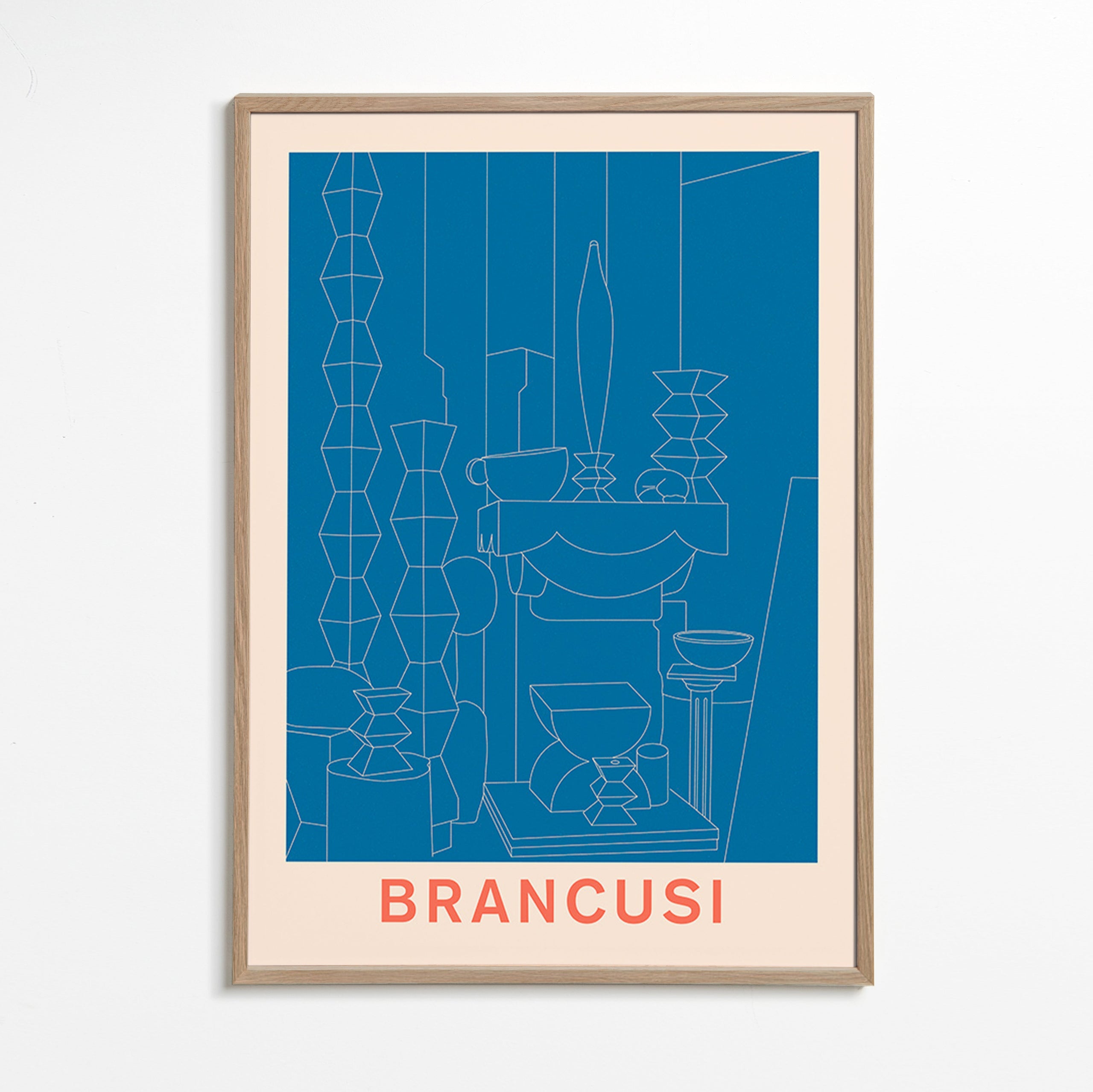 Illustration géométrique Brancusi