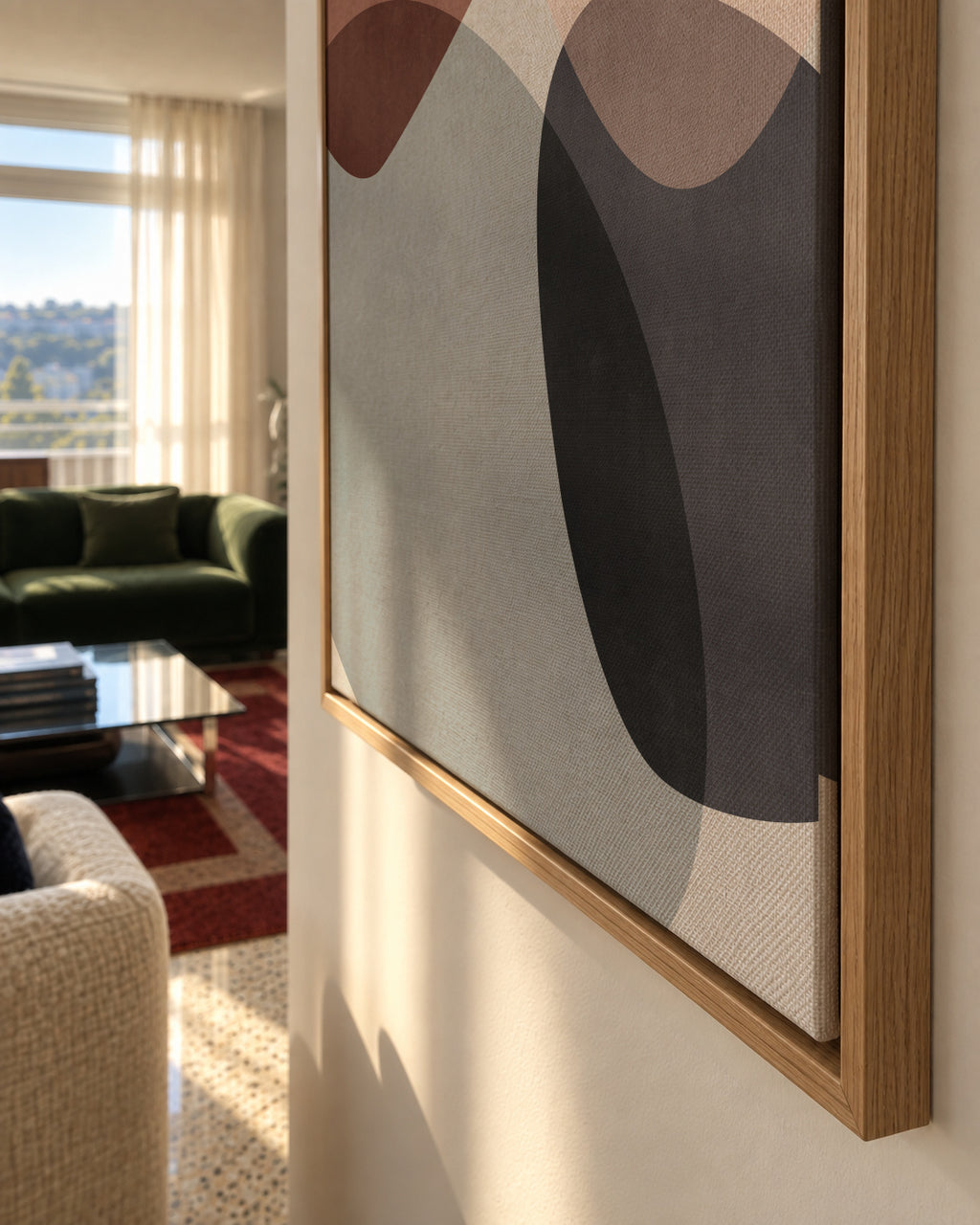 Graphic 206 - Framed canvas detail