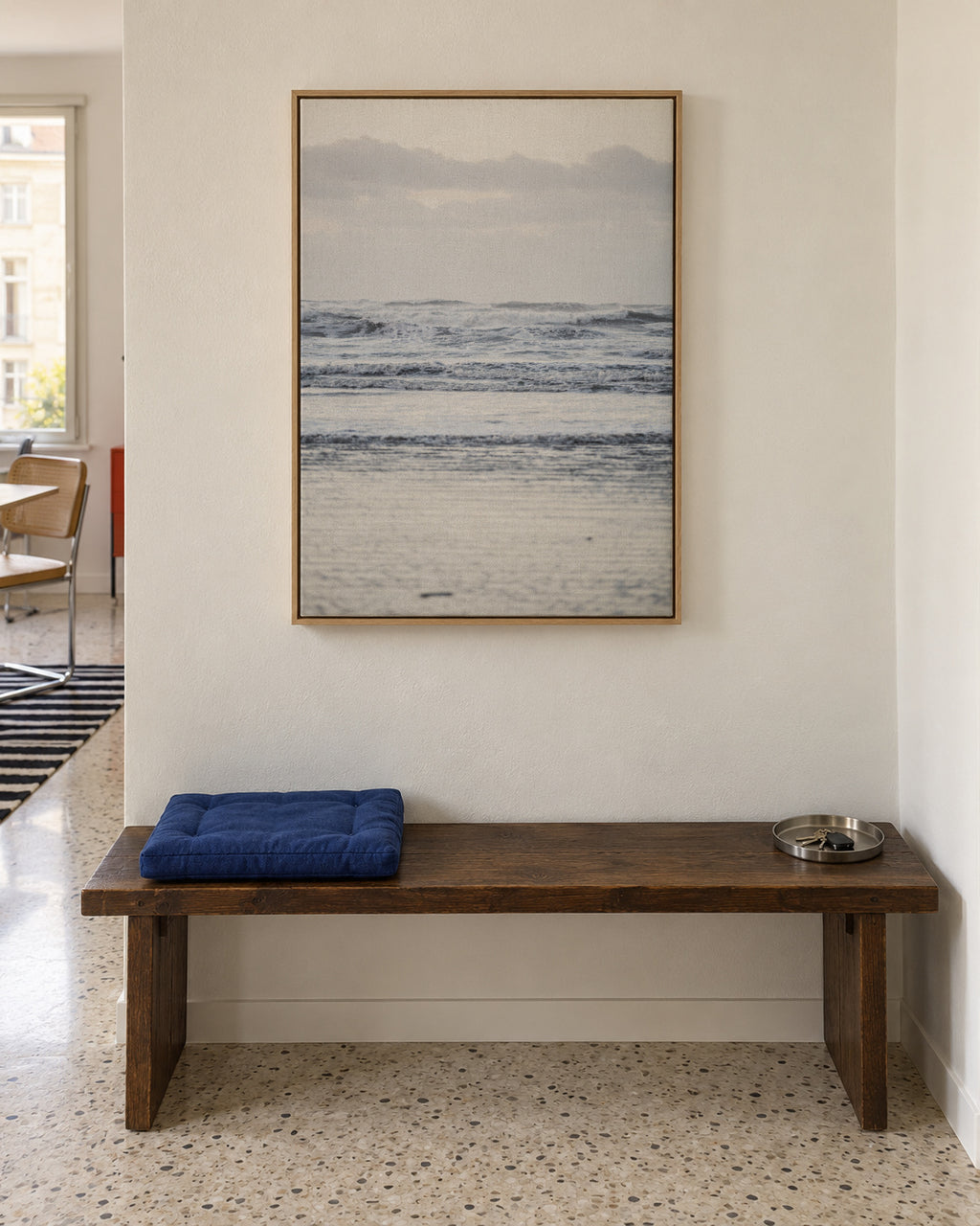 The Sea - Framed canvas in an interior