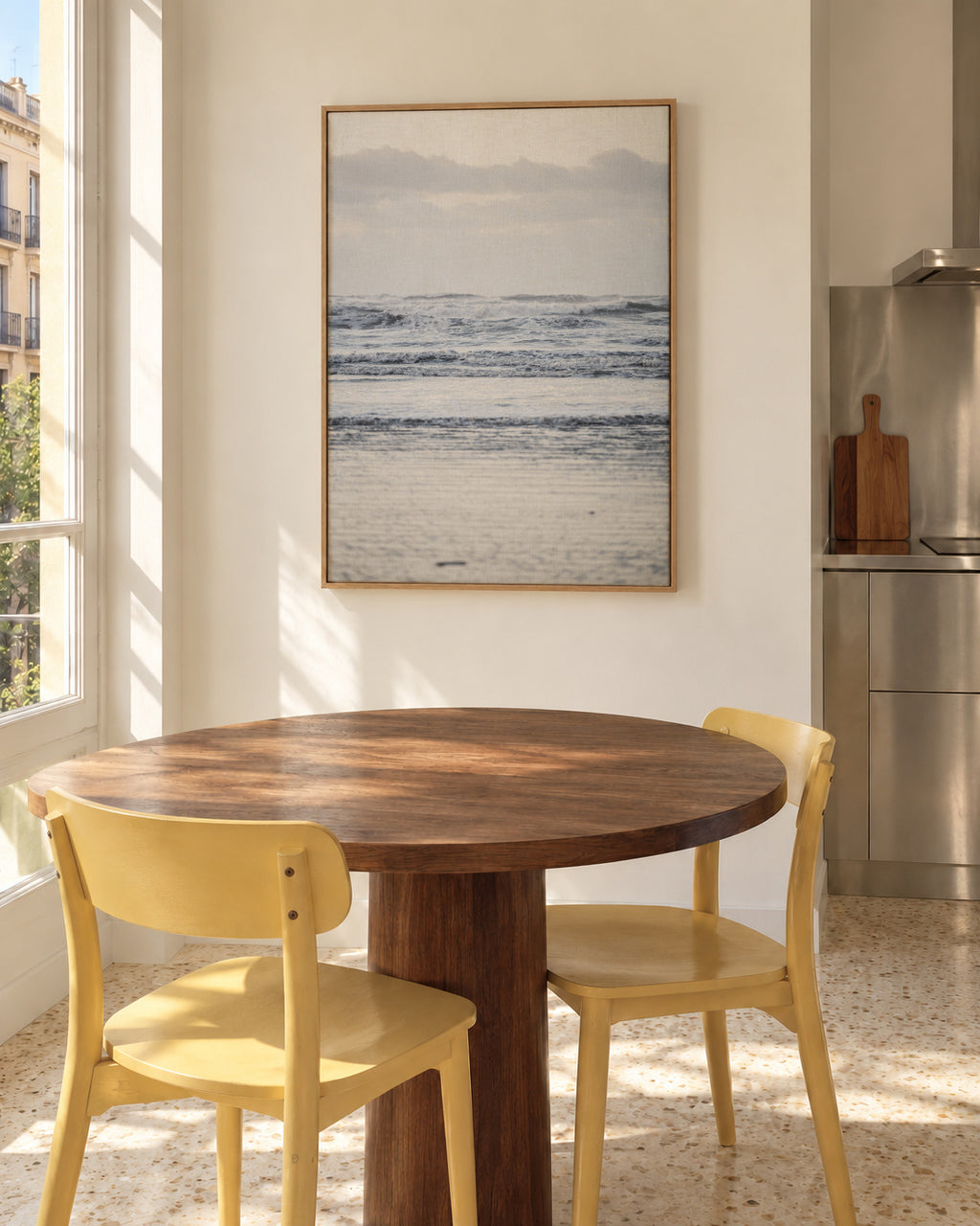 The Sea - Framed canvas in an interior