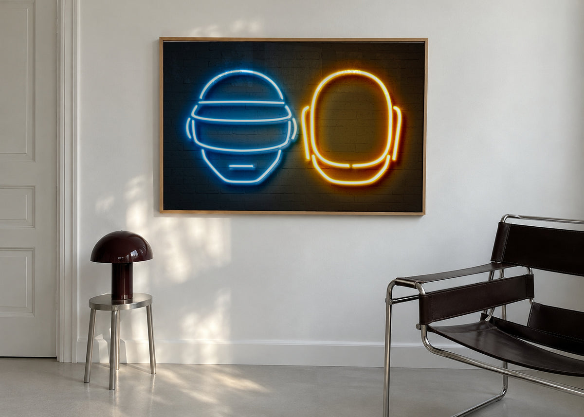 Daft Punk - Framed poster in an interior