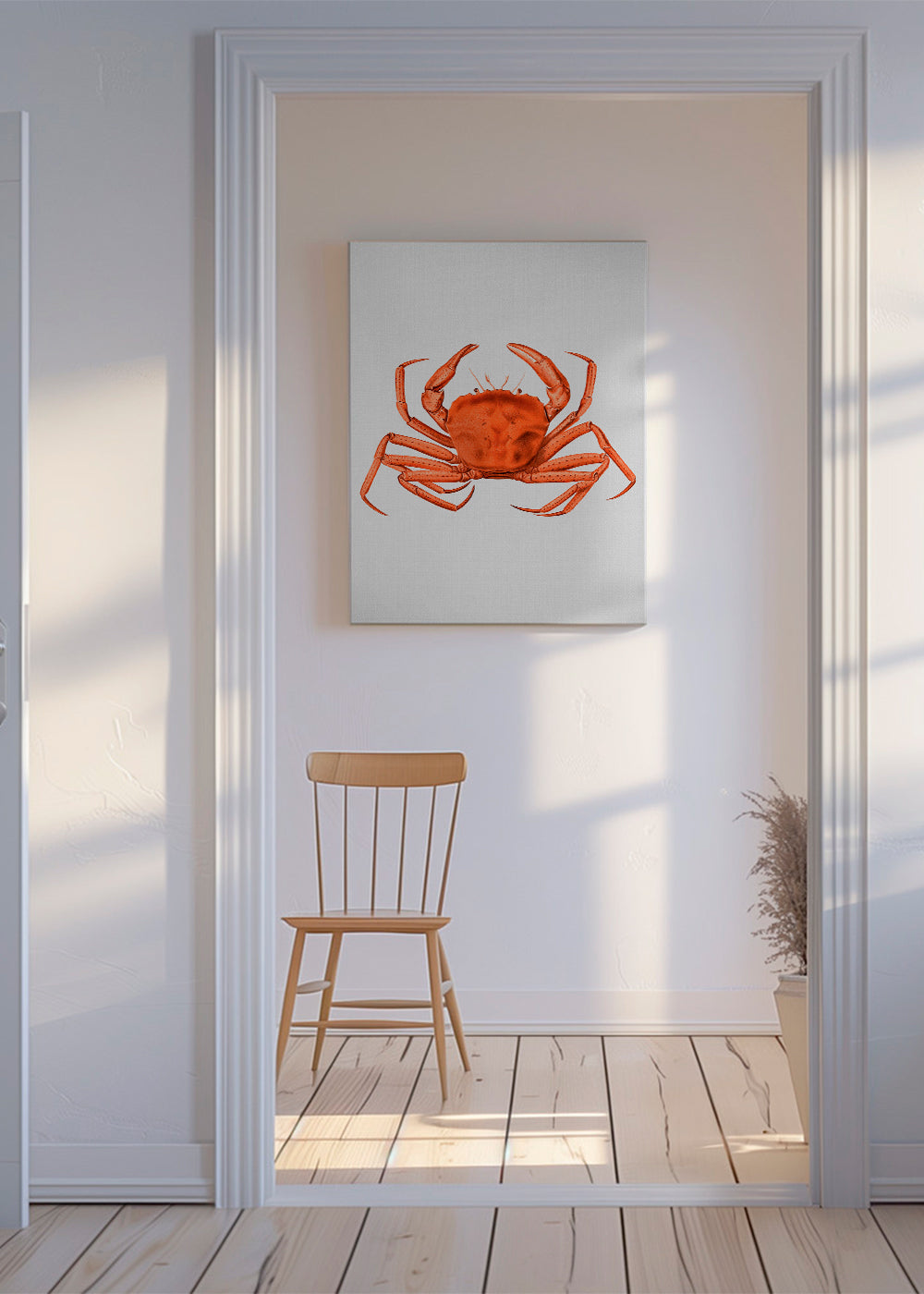 Watercolor Crab