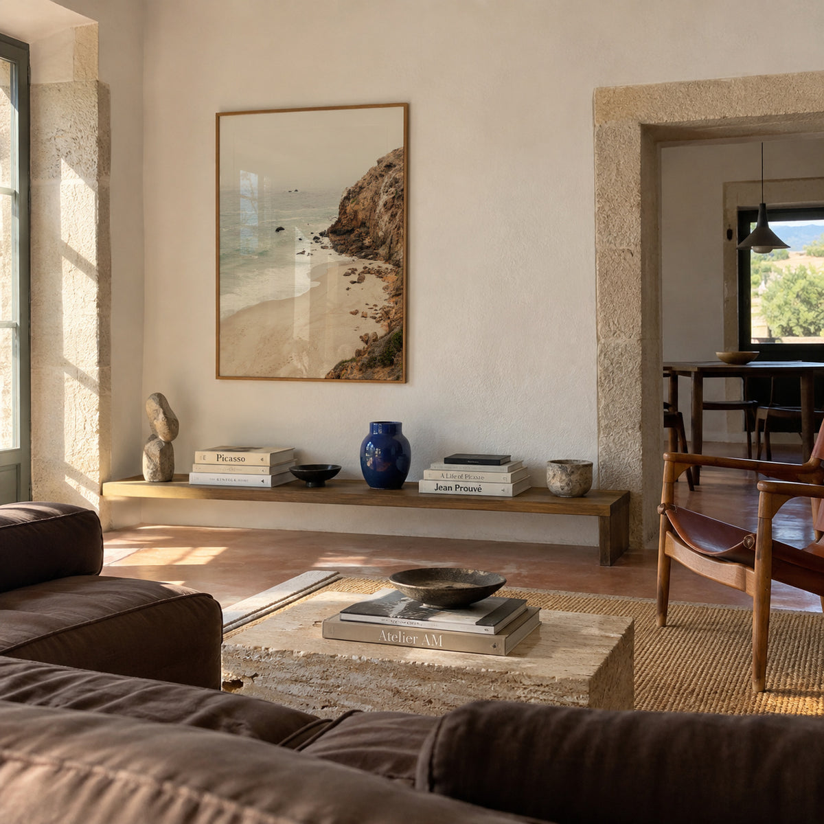Malibu Dream - Framed poster in an interior