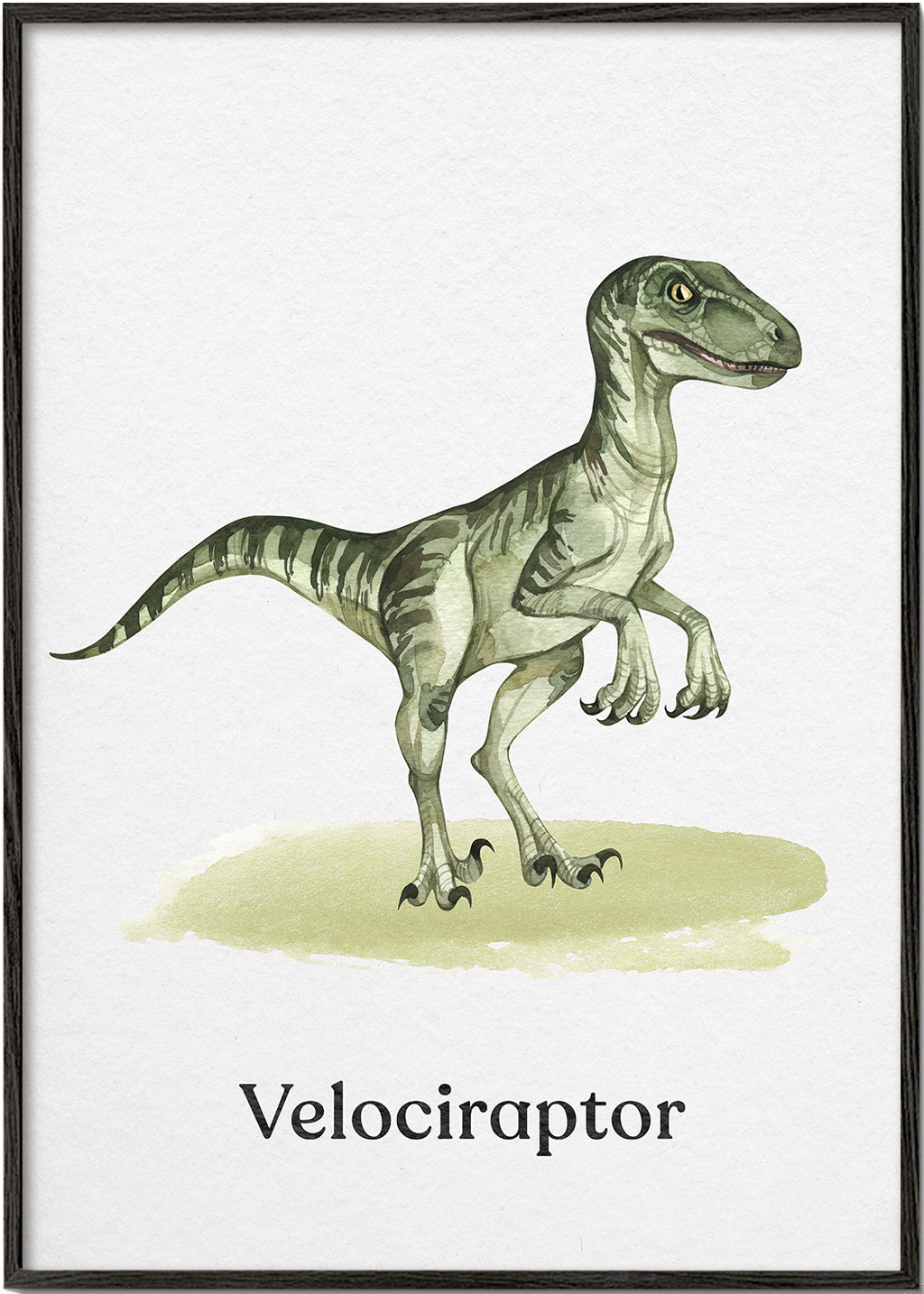Œuvre Velociraptor pour enfants