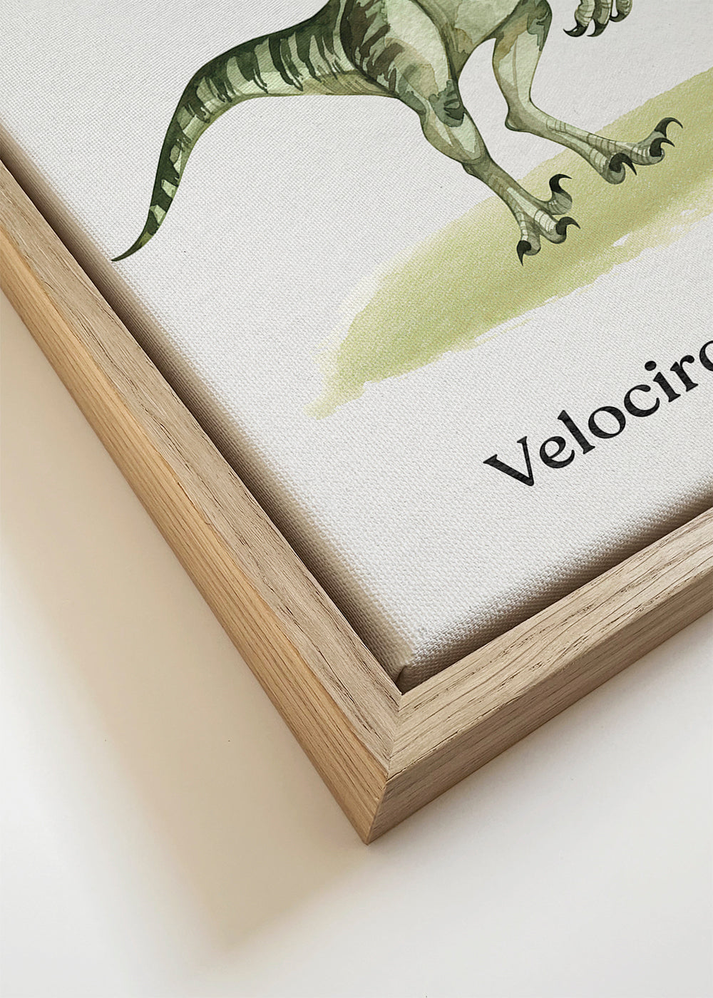 Œuvre Velociraptor pour enfants