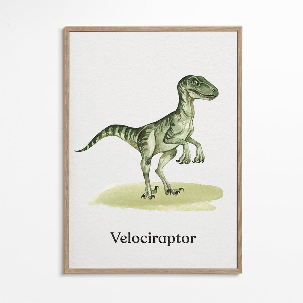 Œuvre Velociraptor pour enfants