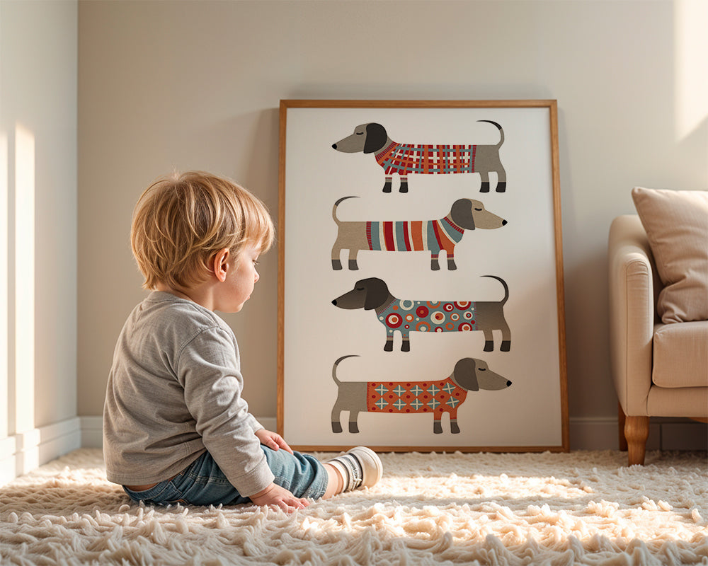 Sausage Dogs in Sweaters