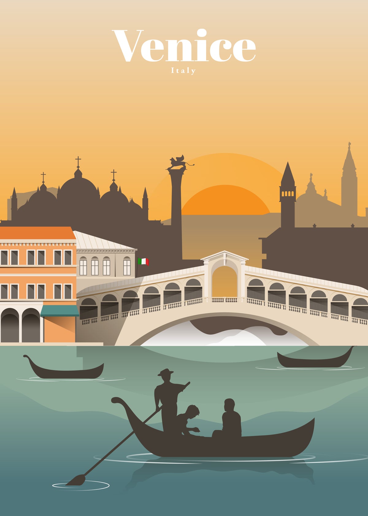 Travel to Venice - Unframed art print