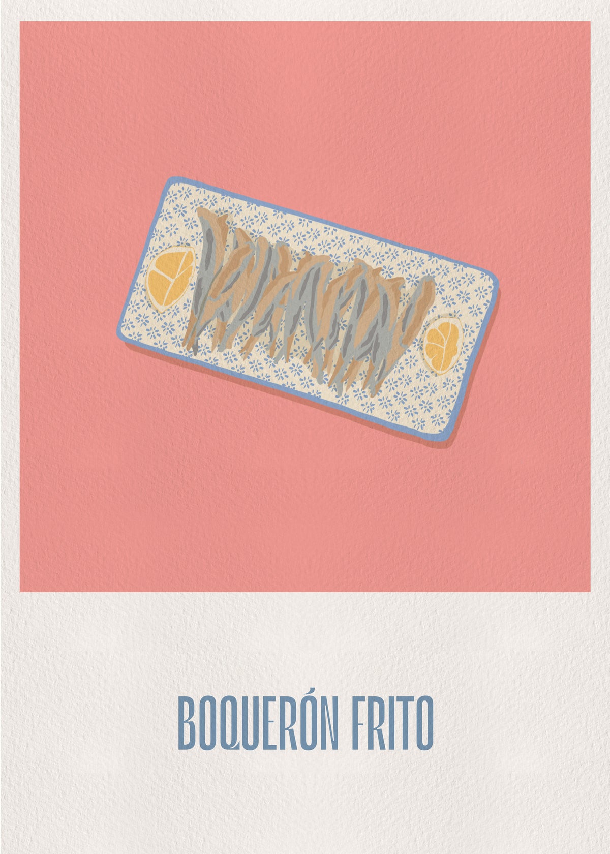 Boquerón frito - Unframed art print
