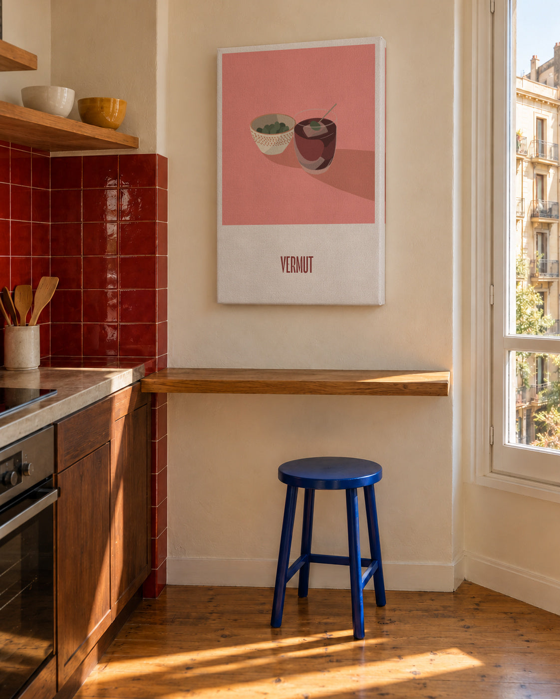Vermut - Unframed canvas in an interior
