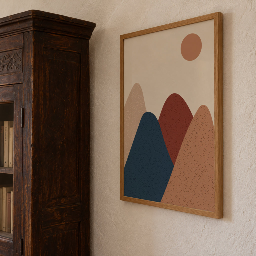 Mountain - Framed poster detail