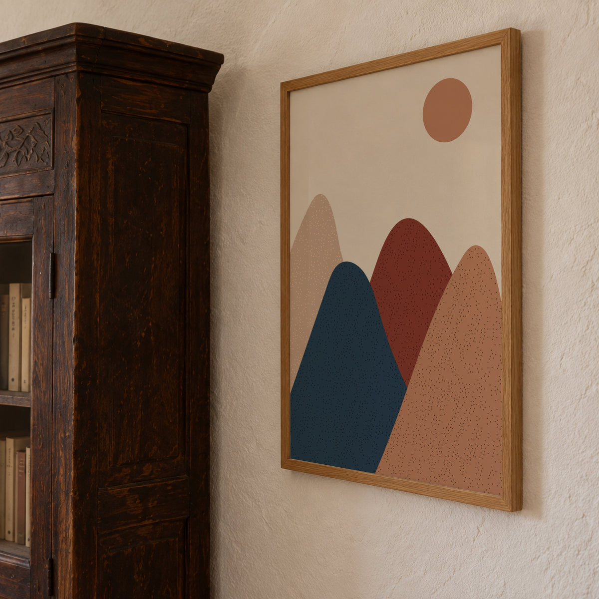 Mountain - Framed poster detail
