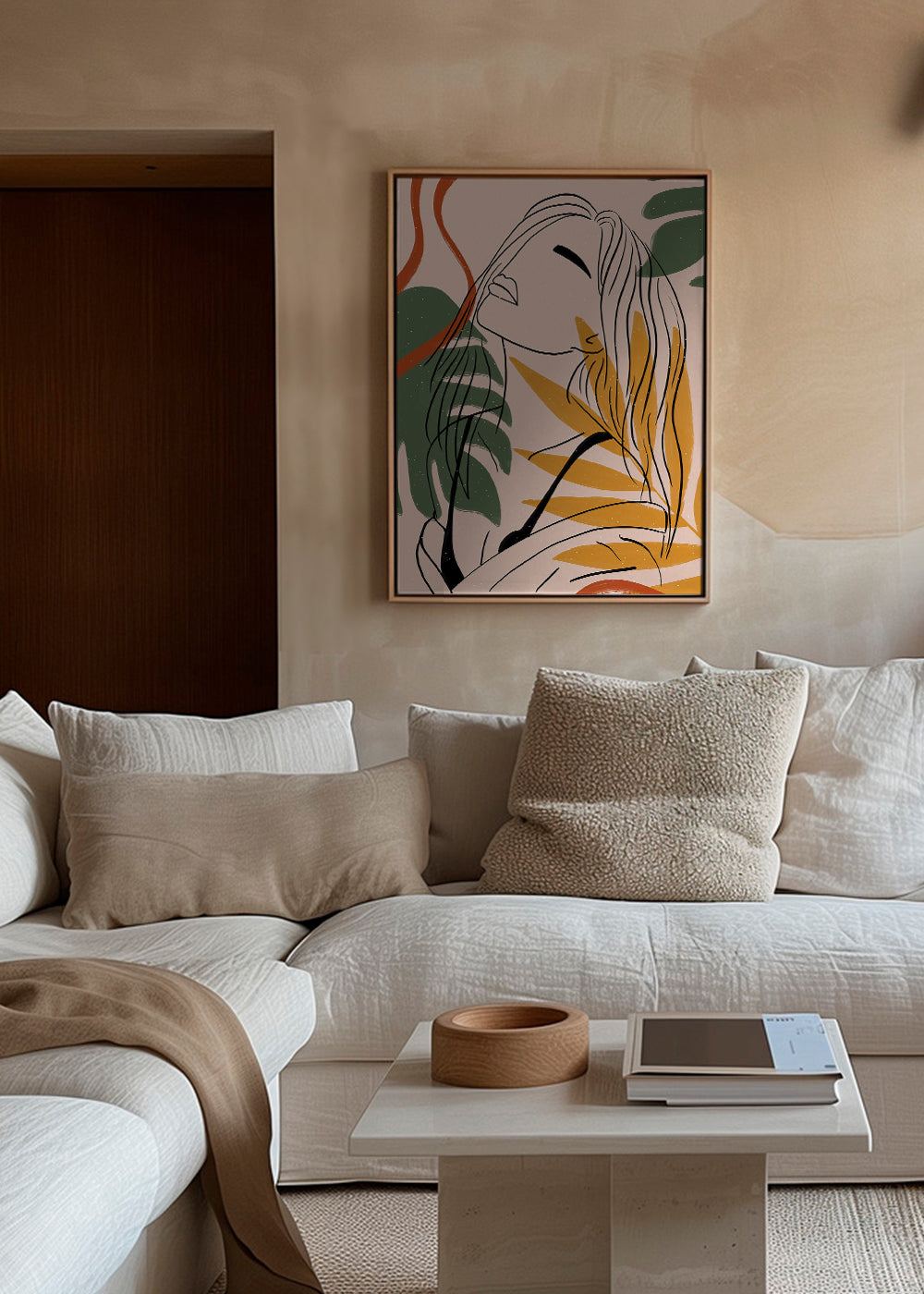 Jungle Femme Line Art