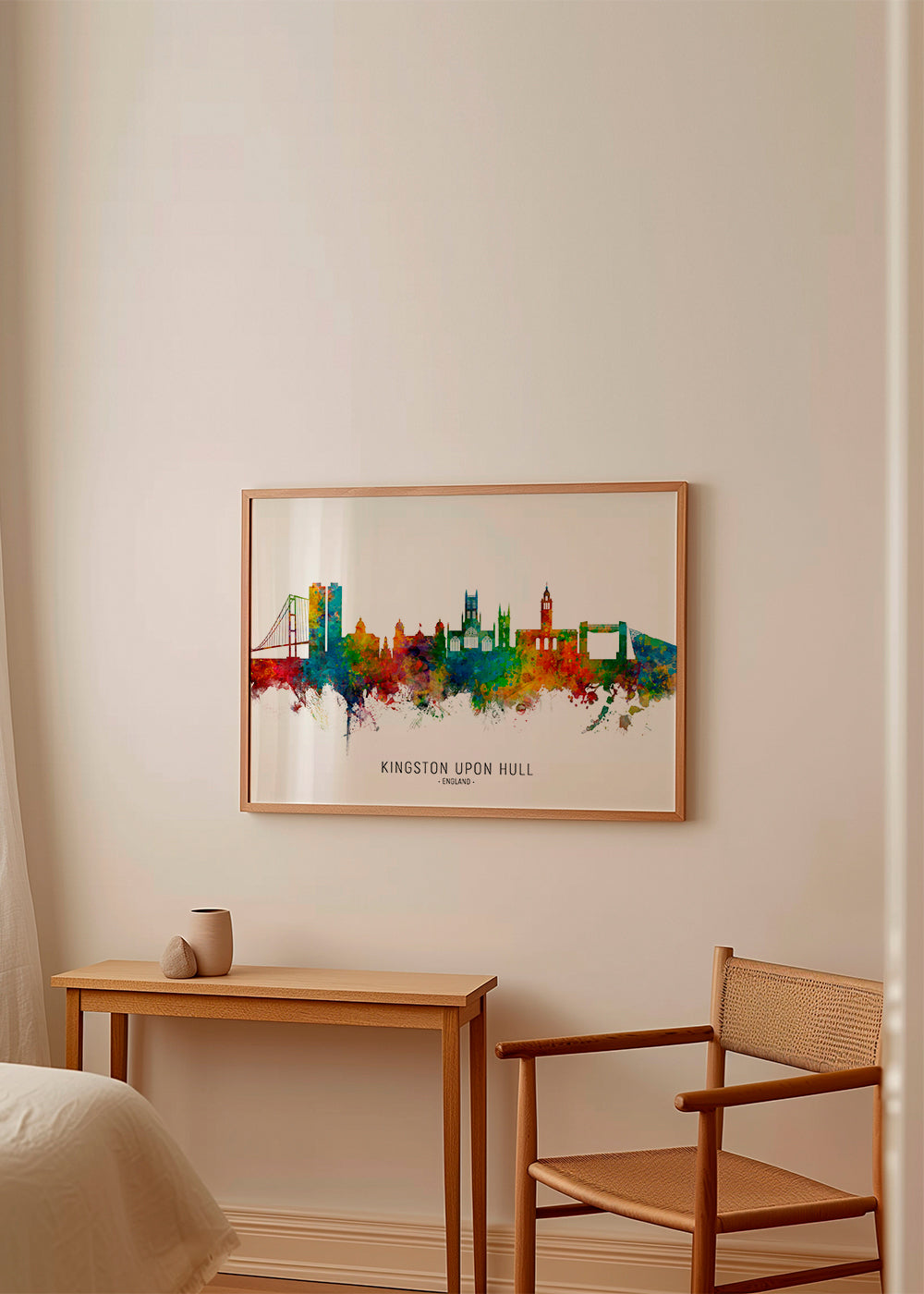 Kingston upon Hull Skyline multicoloré