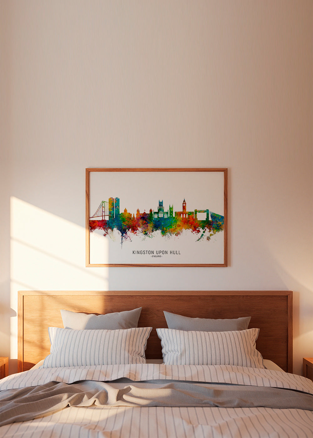 Kingston upon Hull Skyline multicoloré