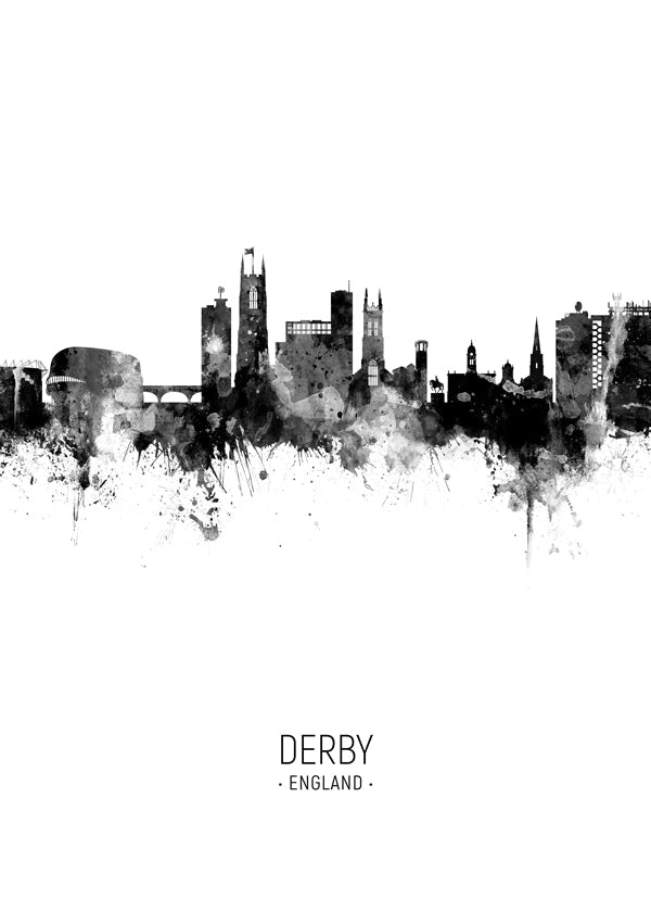 Derby Skyline blanc et noir