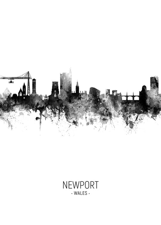 Newport Skyline blanc et noir