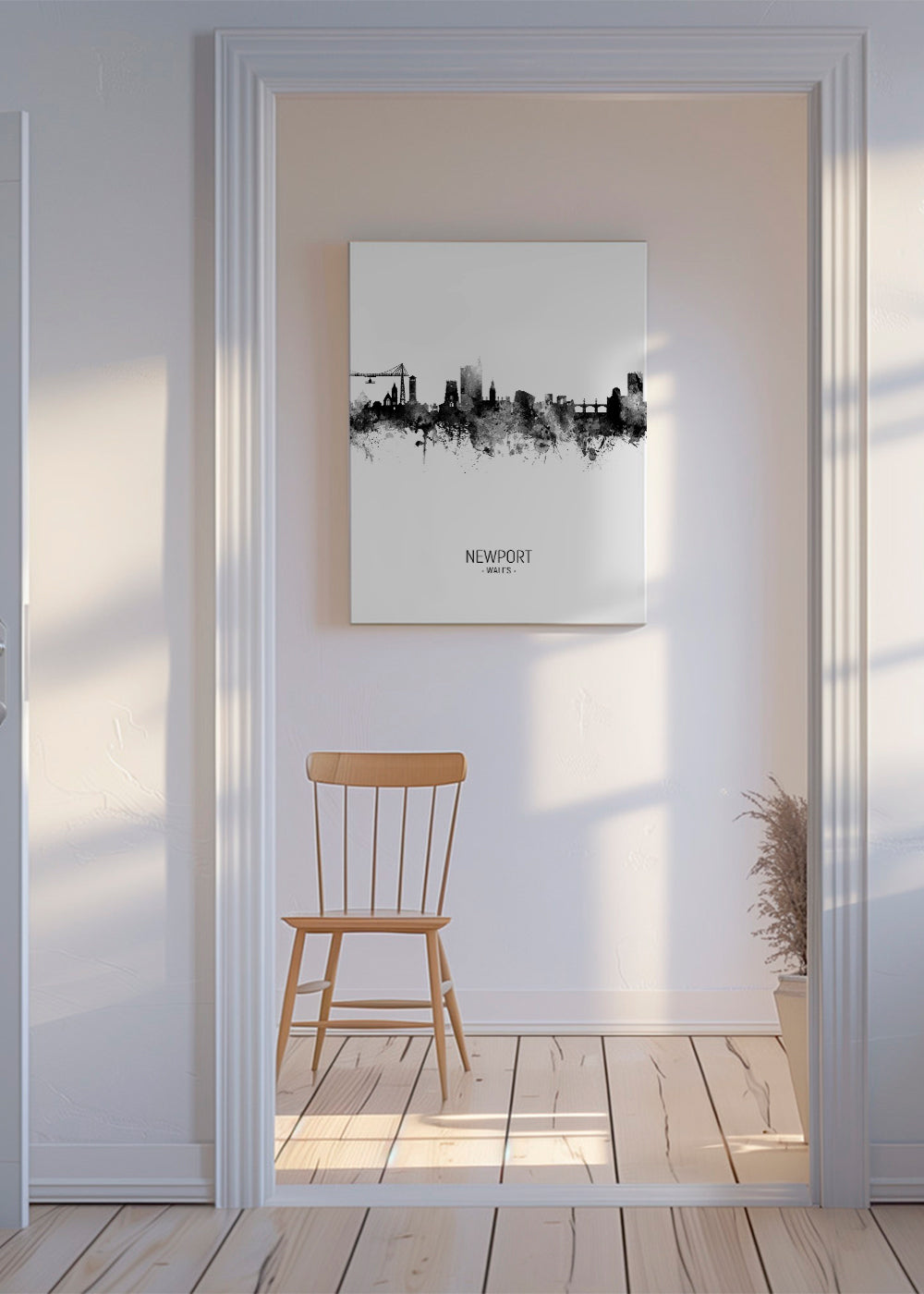 Newport Skyline blanc et noir