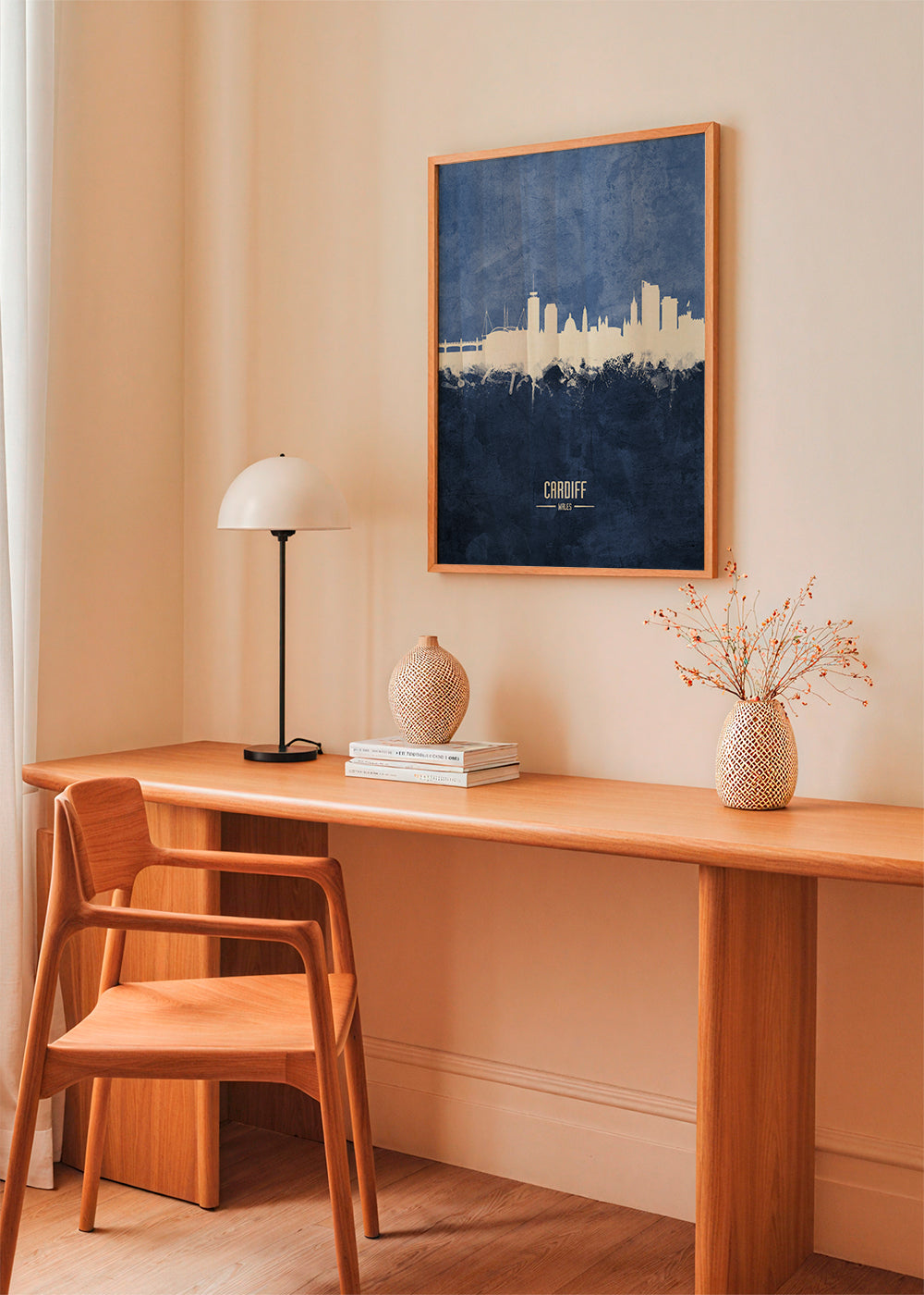 Cardiff Skyline bleu